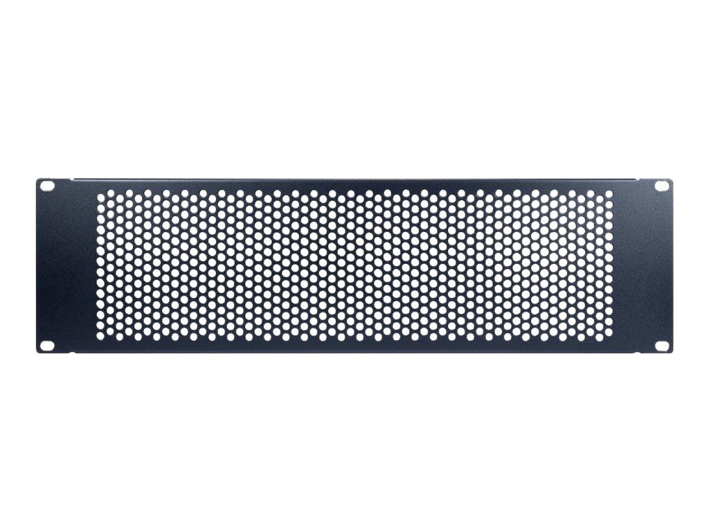 Inter-Tech PINHOLE APERTURE - Blindplatte - RAL 9005 - 3U - 48.3 cm (19")