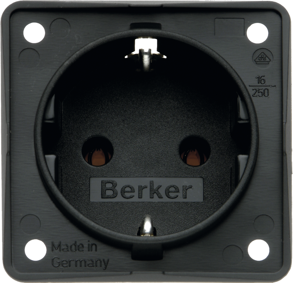 Berker Steckdose INTEGRO braun