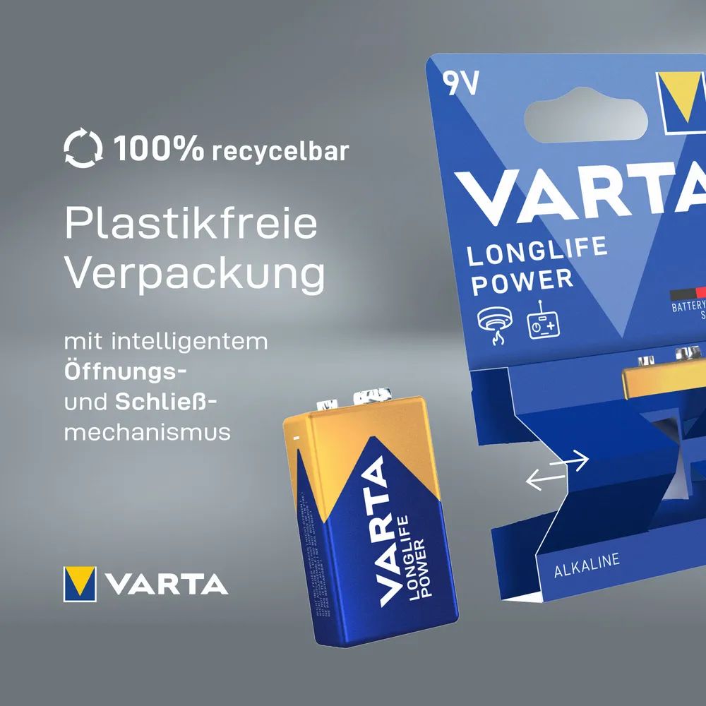 VARTA LONGLIFE Power 9V Blister 1