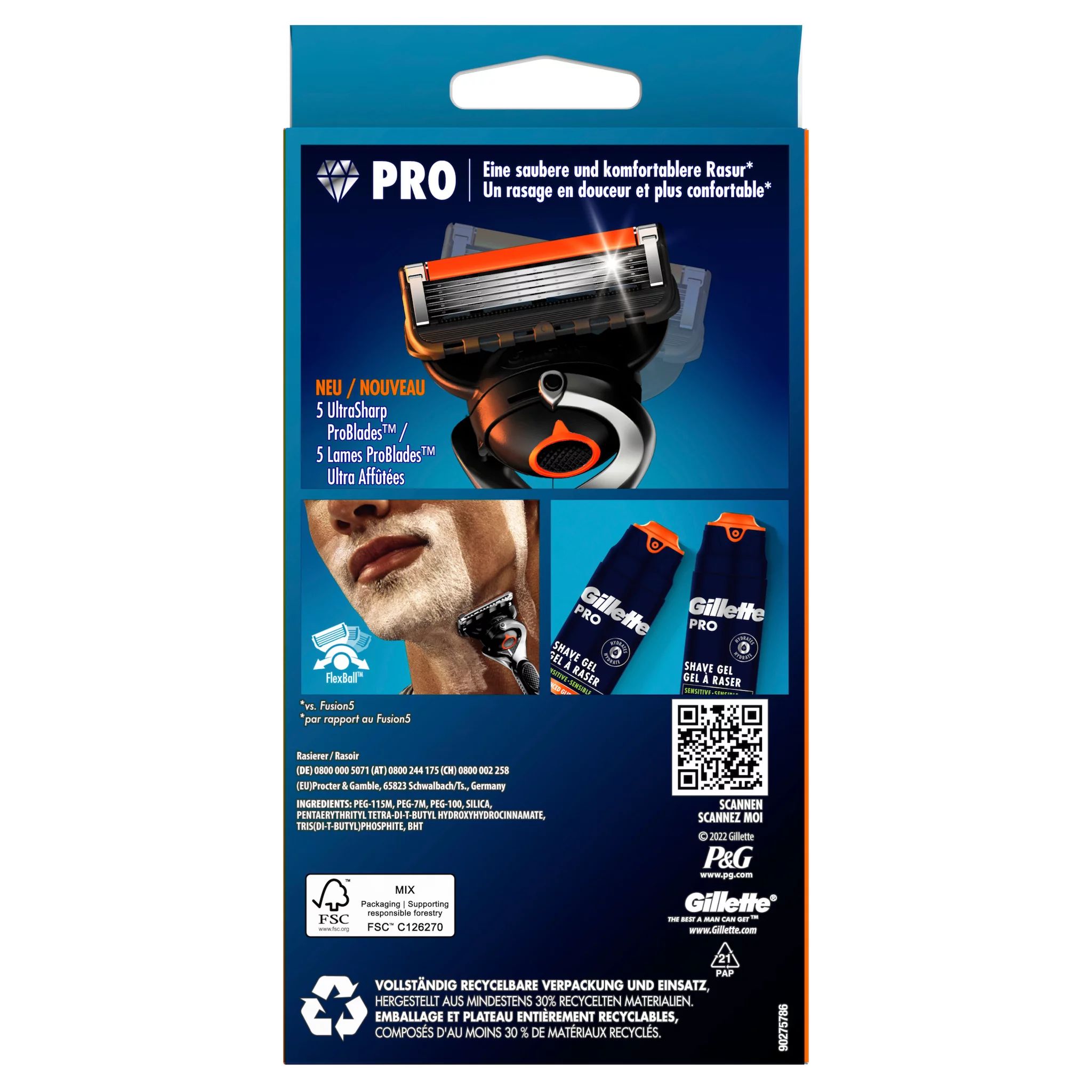 Gillette ProGlide Flexball Rasierapparat mit 1 Klinge
