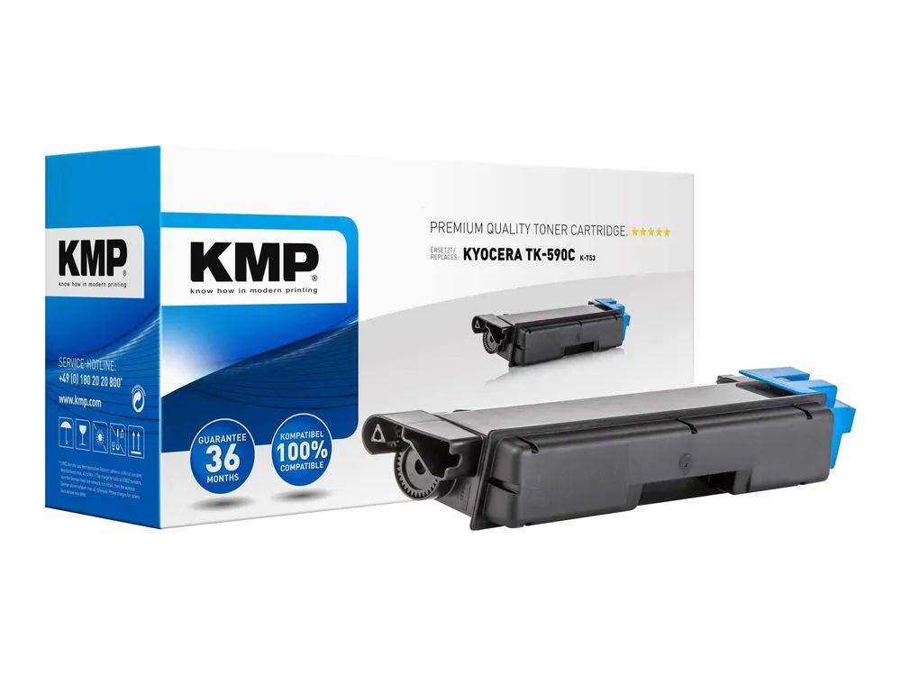 KMP K-T53 - Cyan - kompatibel - Tonerpatrone (Alternative zu: Kyocera TK-590C)