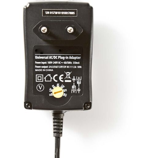 Nedis UNIVERSALNETZTEIL 1,5A / NEDIS ACPA002 SW ACPA002