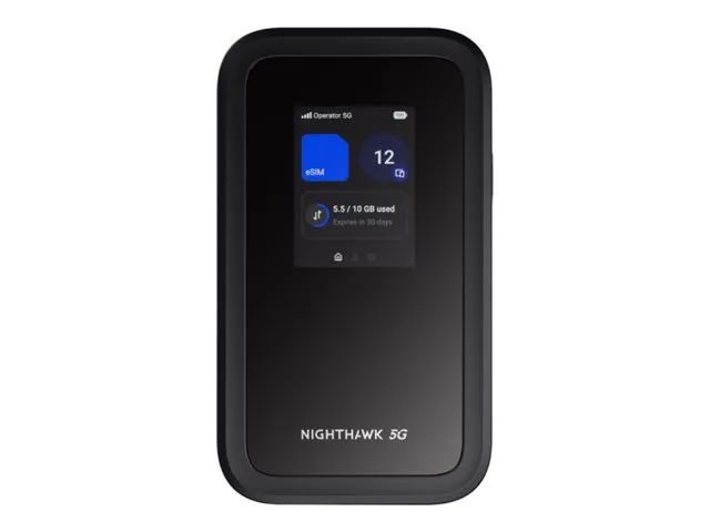 Netgear Nighthawk M7 - Mobiler Hotspot - 5G - 3.6 Gbps - Wi-Fi 5, Wi-Fi 6, Wi-Fi 7 - NETGEAR NIGHTHAWK M7