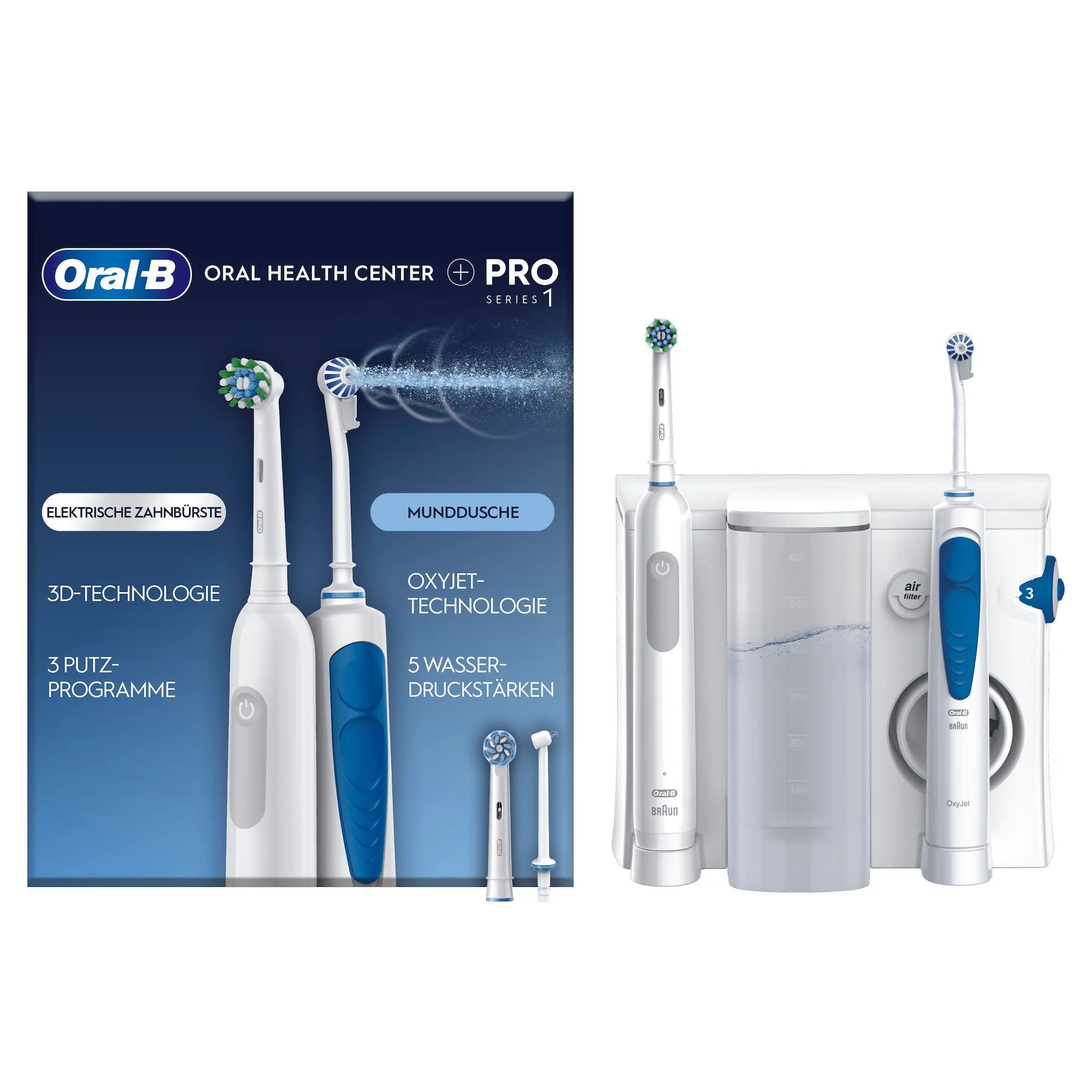 Oral-B Center OxyJet + Oral-B Pro 1