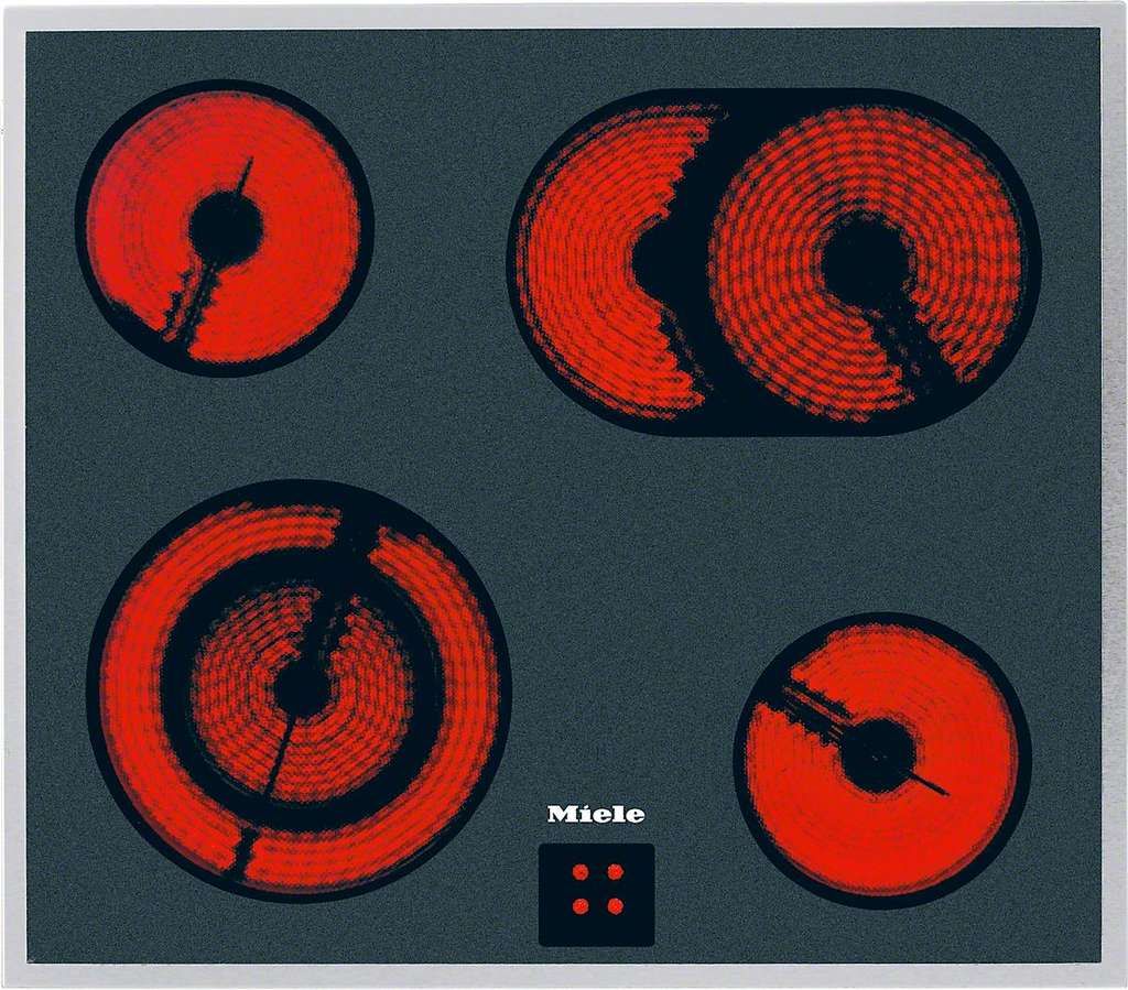 Miele Glaskeramik-Kochfeld KM 6003 Rahmen Edelstahl/LightPrint Open-Box
