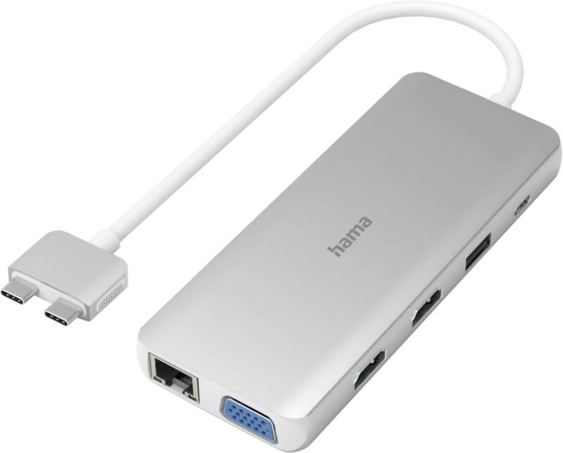 Hama 200133 USB-C-Multiport für Apple, 12 Ports