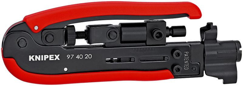 KNIPEX Kompressionswerkzeug für Koax-Stecker 175 mm