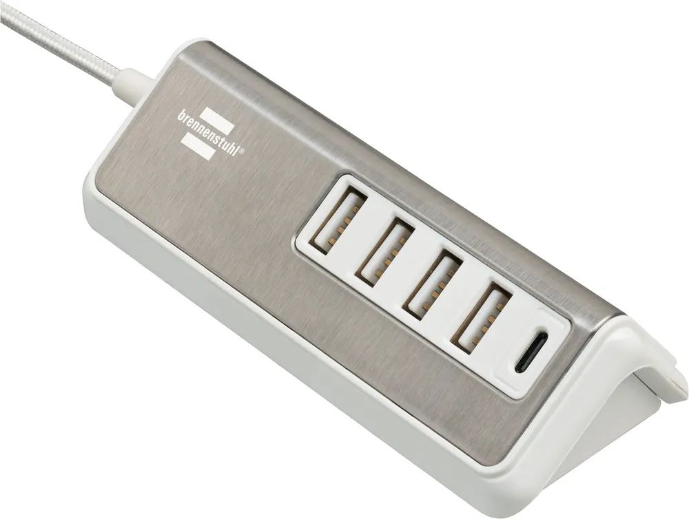 Brennenstuhl ®estilo USB-Multiladegerät +Textil-