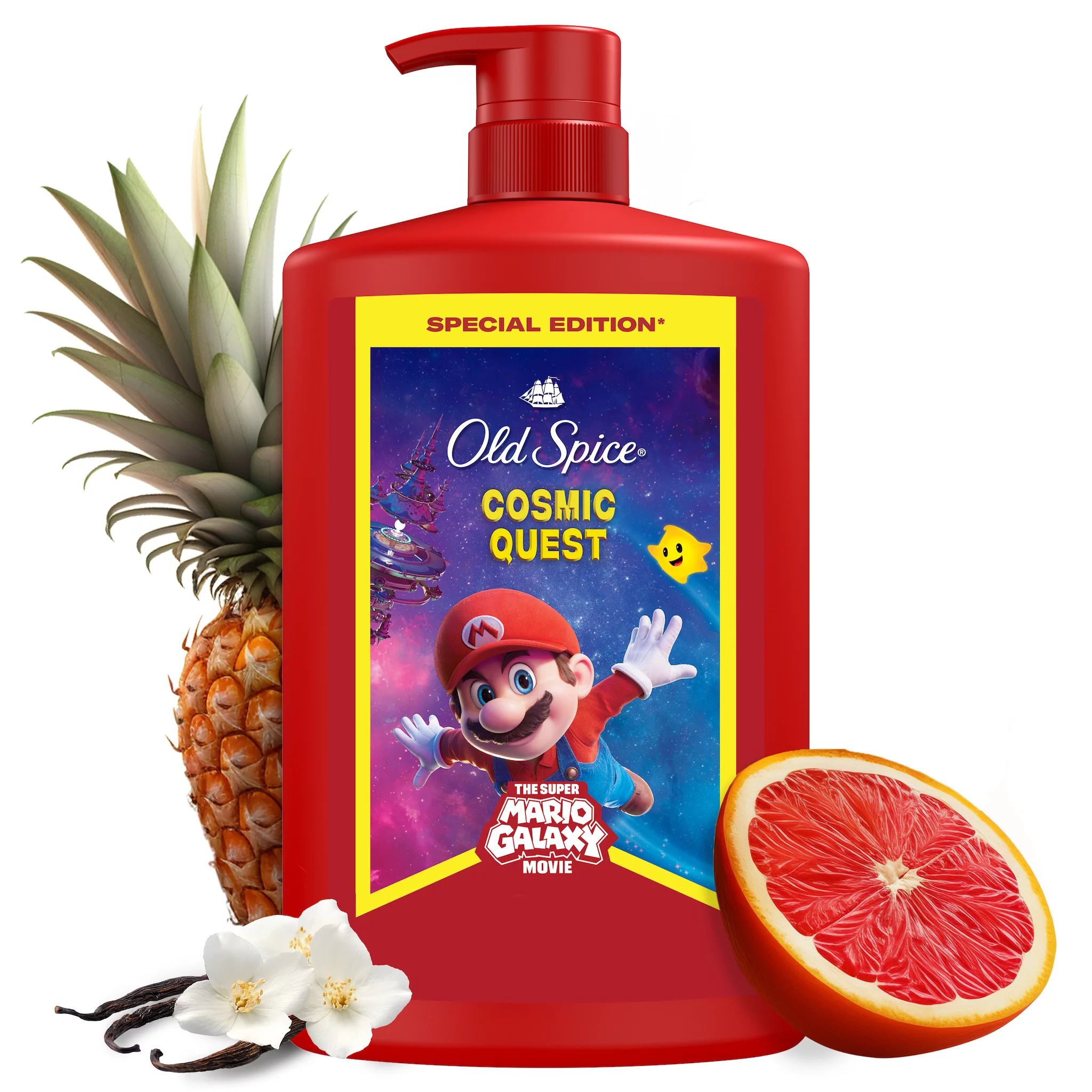 Old Spice Shampoo & Body Wash Wolfthorn oder Super Mario Special Edition