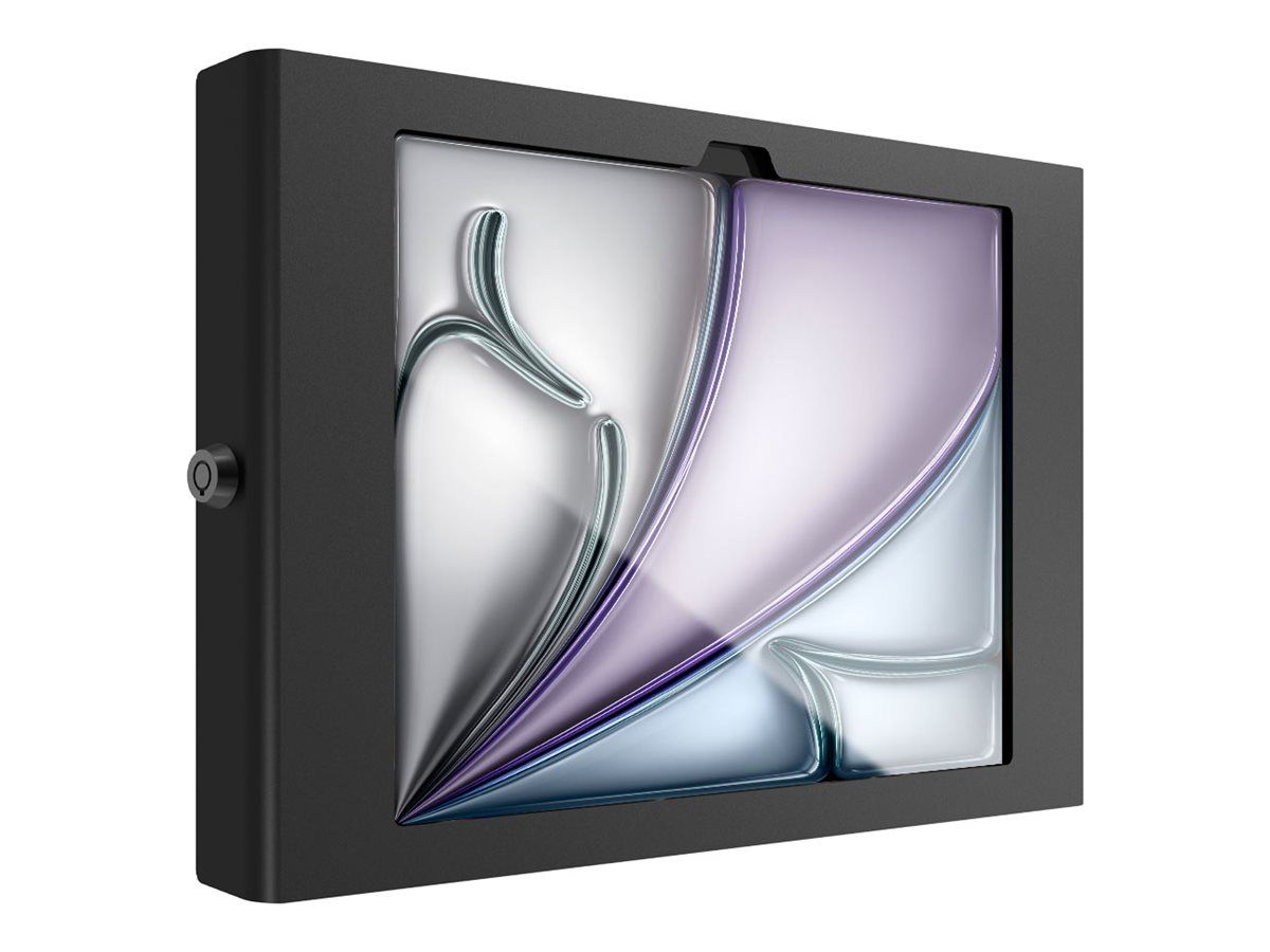 Compulocks iPad Air M2 & M3 11", Apex Secured Enclosure Wall Mount - Black - Gehäuse - für Tablett - Glasbefestigung, Raum - verriegelbar - hochwertiges Aluminium - Schwarz - Bildschirmgröße: 27.94 cm (11")