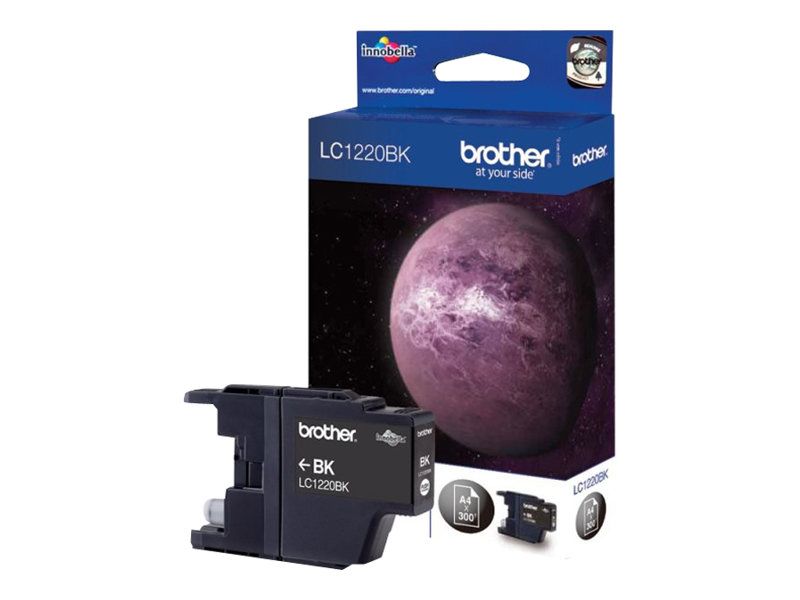 Brother LC1220BKBP - Schwarz - original - Blisterverpackung