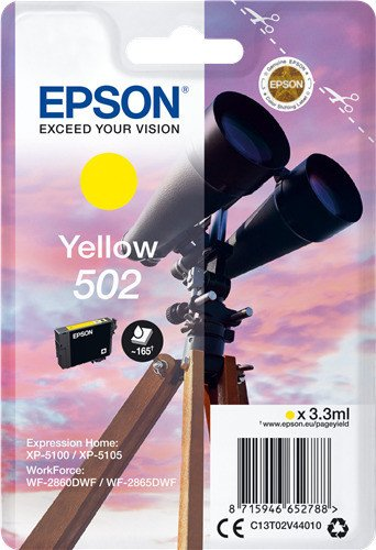 Epson Tinte 502 Single, gelb, Binocular