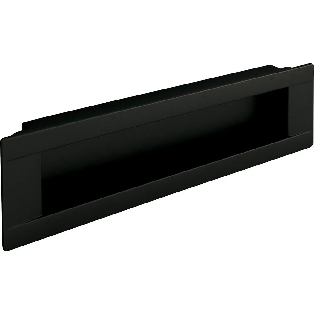 Estamp Muschelgriff Cian LA 160 mm, Breite 180 mm, ZN schwarz matt lackiert