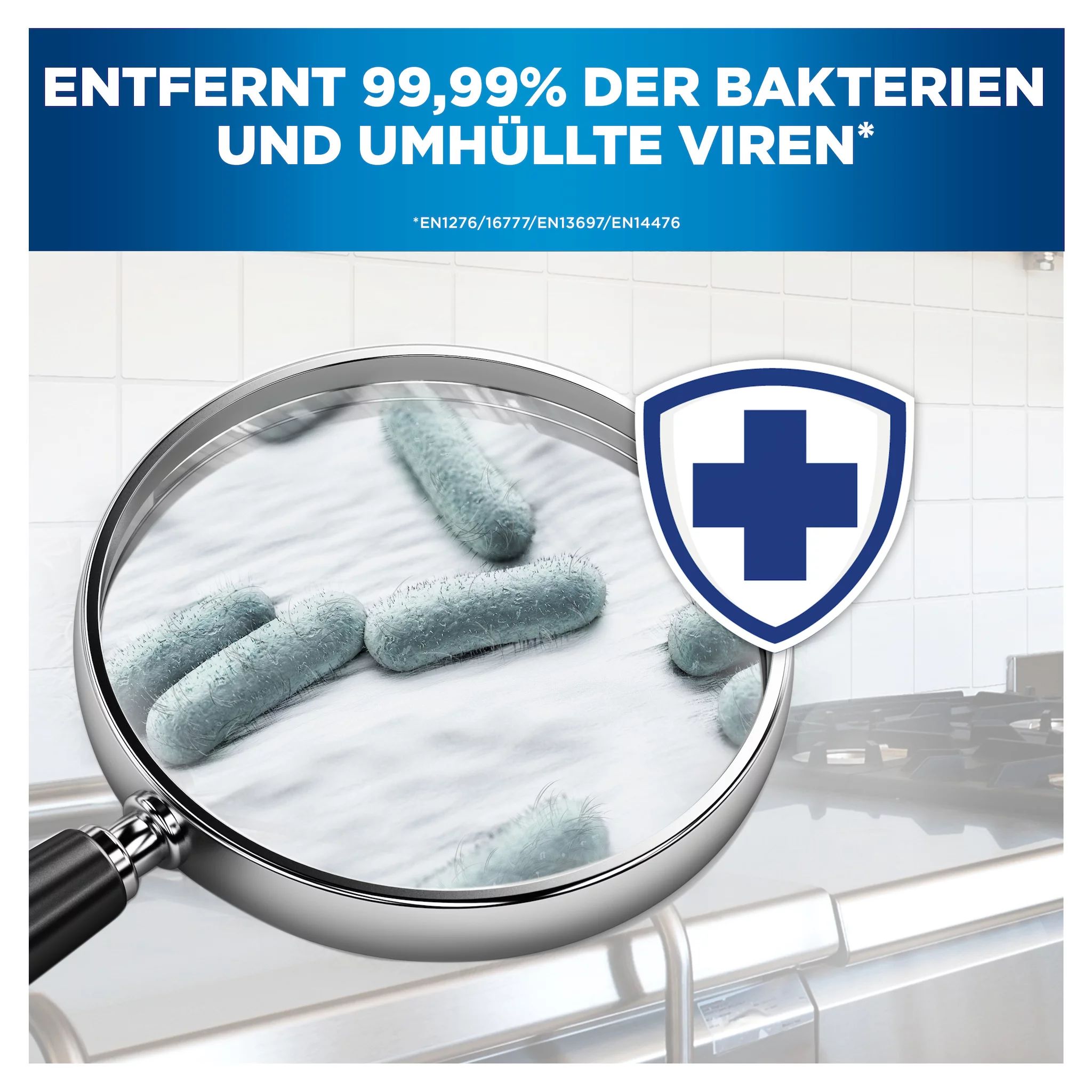Mr. Proper Professional Allzweck-Hygienereiniger, Oberflächendesinfektion, Lebensmittelsicher