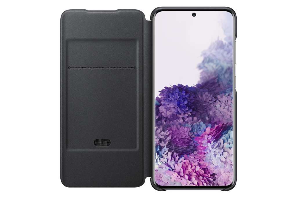 Samsung LED-View-Cover "EF-NG980" für Galaxy S20, Schwarz