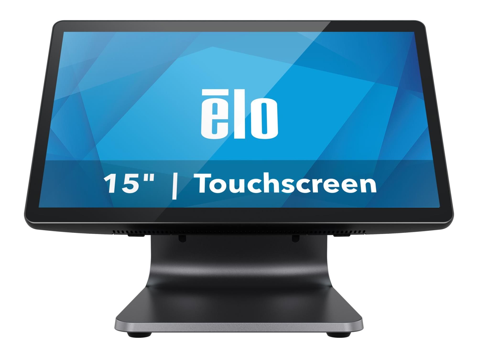 Elo Touch Solutions Elo E-Series 3 - All-in-One (Komplettlösung) - N-series N97 - RAM 8 GB - SSD 128 GB - NVMe - UHD Graphics - 1GbE, Wi-Fi 6, Bluetooth 5.3 - WLAN: 802.11a/b/g/n/ac/ax, Bluetooth 5.3 - kein Betriebssystem - Monitor: LED 39.6 cm (15.6