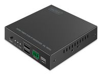 DIGITUS HDMI Fiber IP Receiver 4K/60Hz schwarz - Kabel - Digital/Display/Video