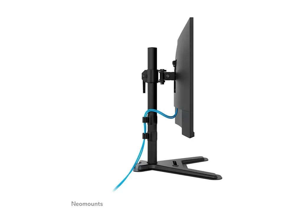 Neomounts Befestigungskit (Basis, Bildschirmständer) - Voll beweglich - für Monitor - Stahl - Schwarz - Bildschirmgröße: 25.4-81.3 cm (10"-32")