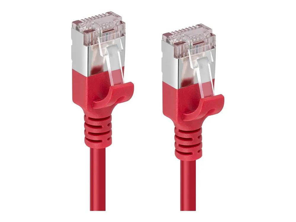 MicroConnect Netzwerkkabel - RJ-45 (M) zu RJ-45 (M) 50cm rot