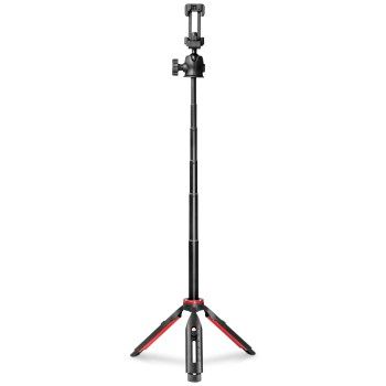 Hama Handy-Stativ "Solid 80 Ball", Reisestativ, Fernauslöser, max. 80cm