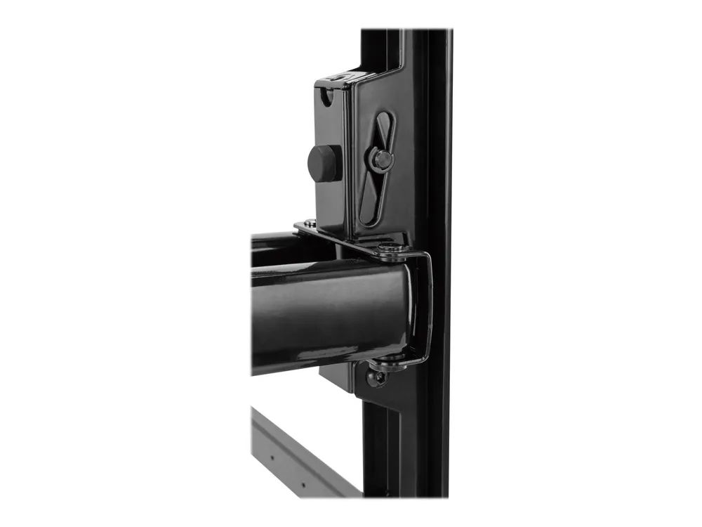 VivoLink Befestigungskit (Wandmontage, einstellbarer Montagearm) - für TV / Bildschirm - Kunststoff, Aluminium, Stahl - Glanzschwarz - Bildschirmgröße: 109.2-228.6 cm (43"-90")