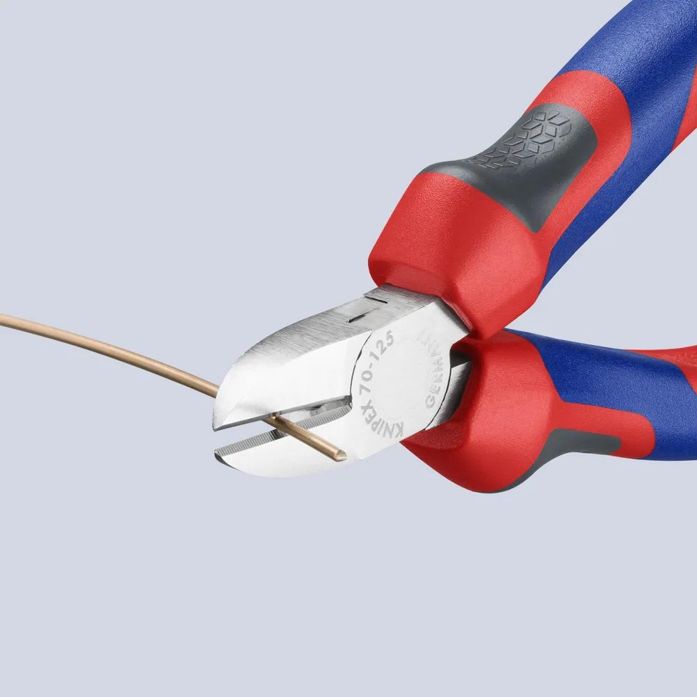 KNIPEX Seitenschneider mit Comfort-Griffen verchromt 125 mm