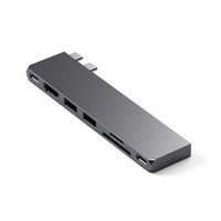 Satechi ST-HUCPHSM - Andocken - USB 3.2 Gen 2 (3.1 Gen 2) Type-C - 100 W - 1.4/2.3 - Grau - Space Gray