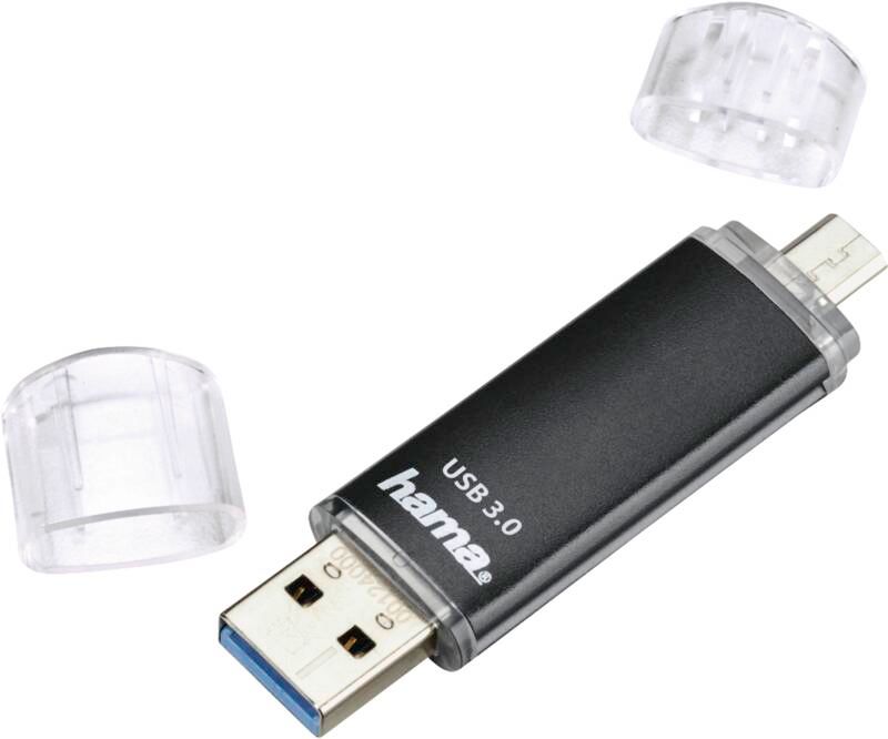 Hama 181099 LAETA-TWIN 128GB USB3.0 OTG MINI_HS