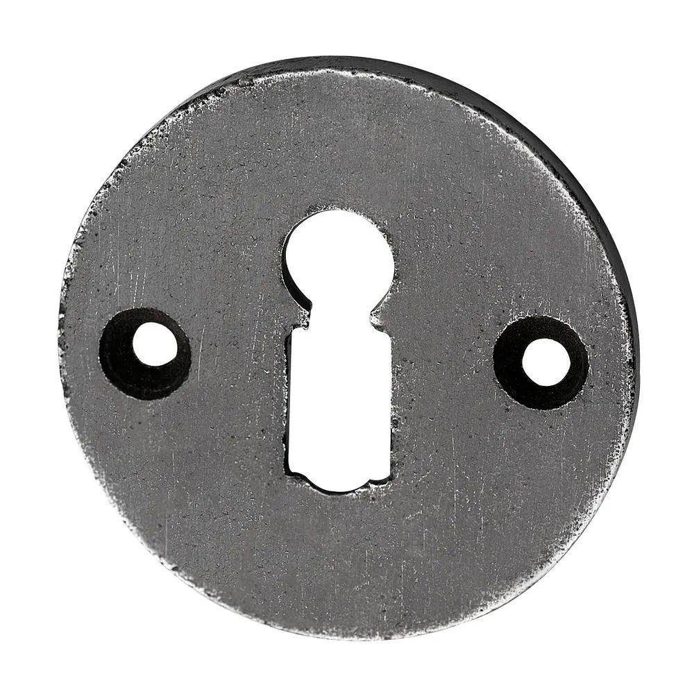 SCHÖRGHOFER Schlüsselrosette BB, ø 50 mm, Eisen verzinkt alt gebürstet