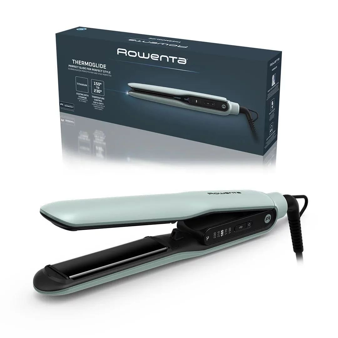 Rowenta SF5120 Haarglätter Thermoglide - BLACK Gama/EUCALYPTUS