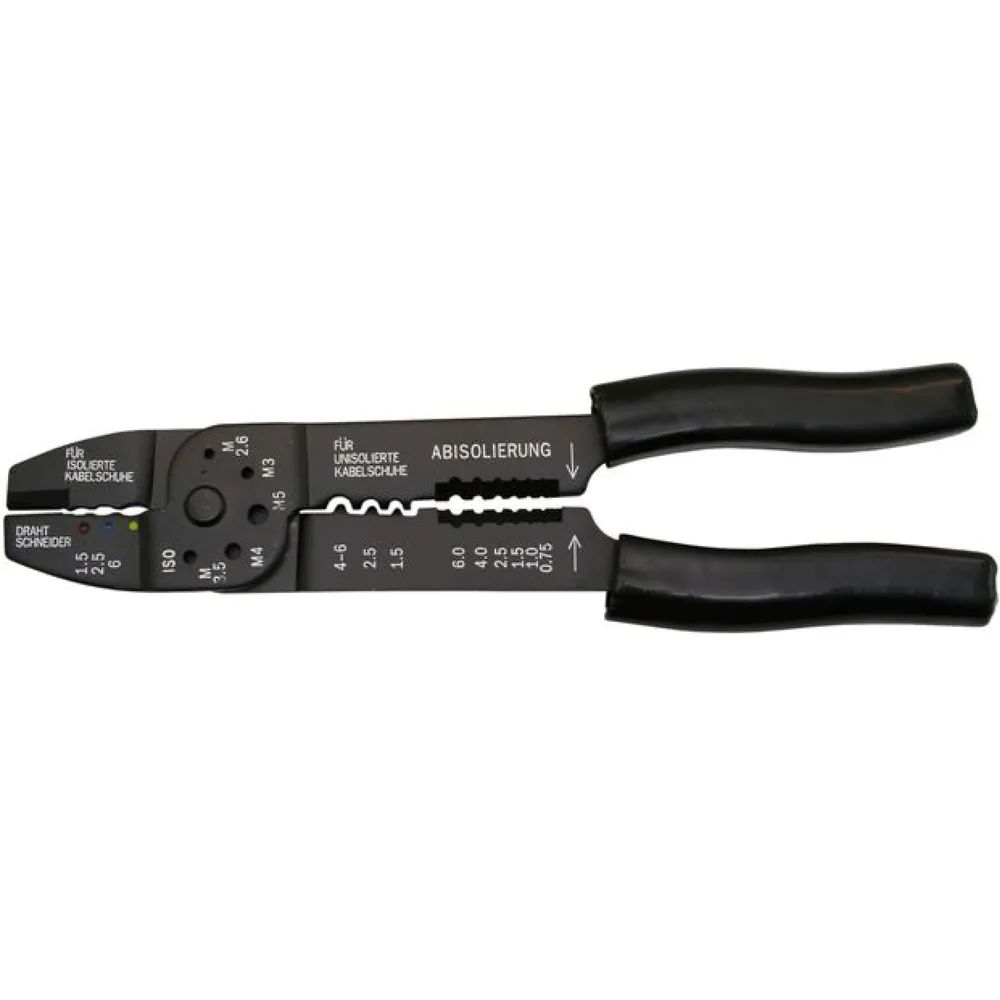 Dönges GmbH & Co.KG  Combi-Presszange für isolierte + nicht isolierte Kabelschuhe 1.50-6.0 mm²