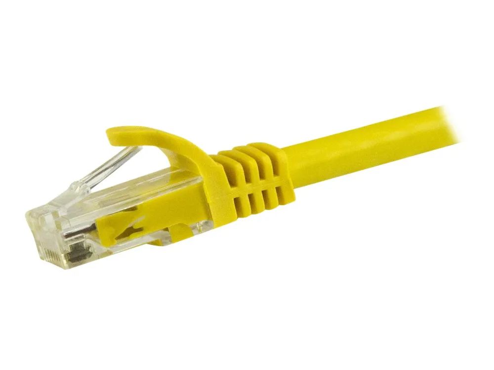 StarTech.com 1,5m CAT6-Kabel - Patchkabel - gelb - Snagless - Patch-Kabel - RJ-45 (M)