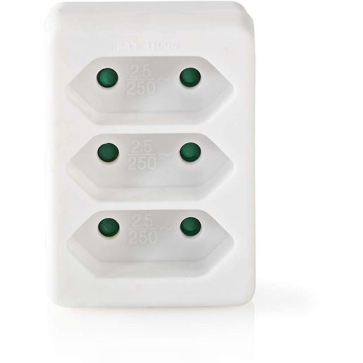 Nedis STECKDOSEN-ADAPTER-3-FACH / NEDIS PSSPL300C1WT