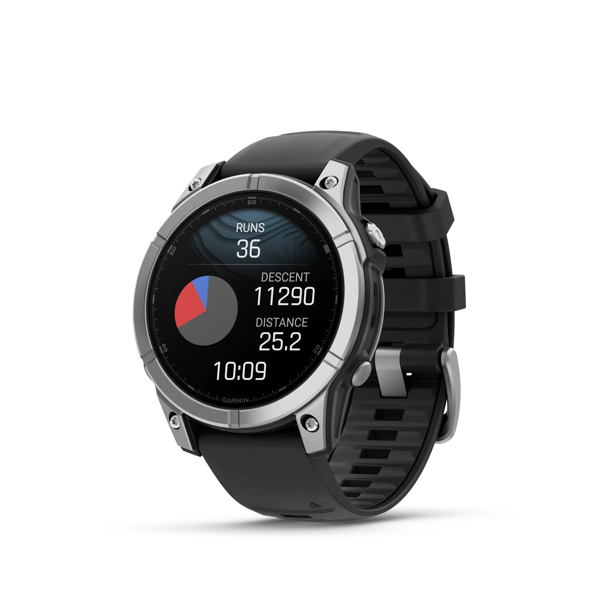 Garmin Fenix E, Schwarz/Silber
