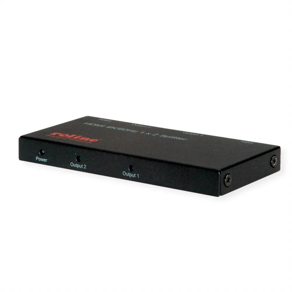 ROLINE HDMI Video-Splitter, Ultra Slim, 2fach
