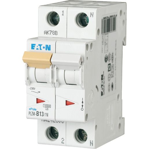Eaton LEITUNGSSCHUTZSCHALTER 2TE / EATON PLZM-B13/1N-MW 242308