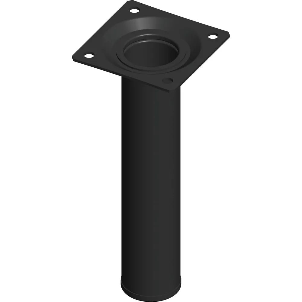 alfer® Austria GmbH  ELEMENT SYSTEM Möbelfuß Rundrohr ø 30 mm, Länge 150 mm, Stahl schwarz
