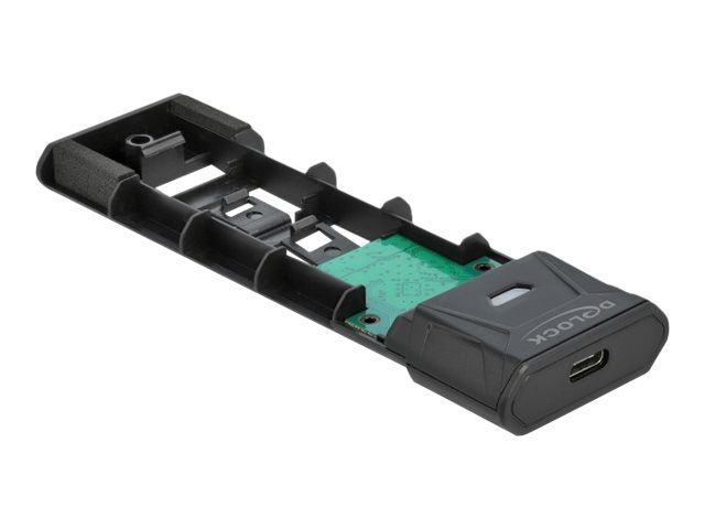 Delock External USB Type-C Combo Enclosure for M.2 NVMe PCIe or SATA SSD - Speichergehäuse - M.2 - M.2 NVMe Card / SATA 10Gb/s - USB 3.2 (Gen 2)