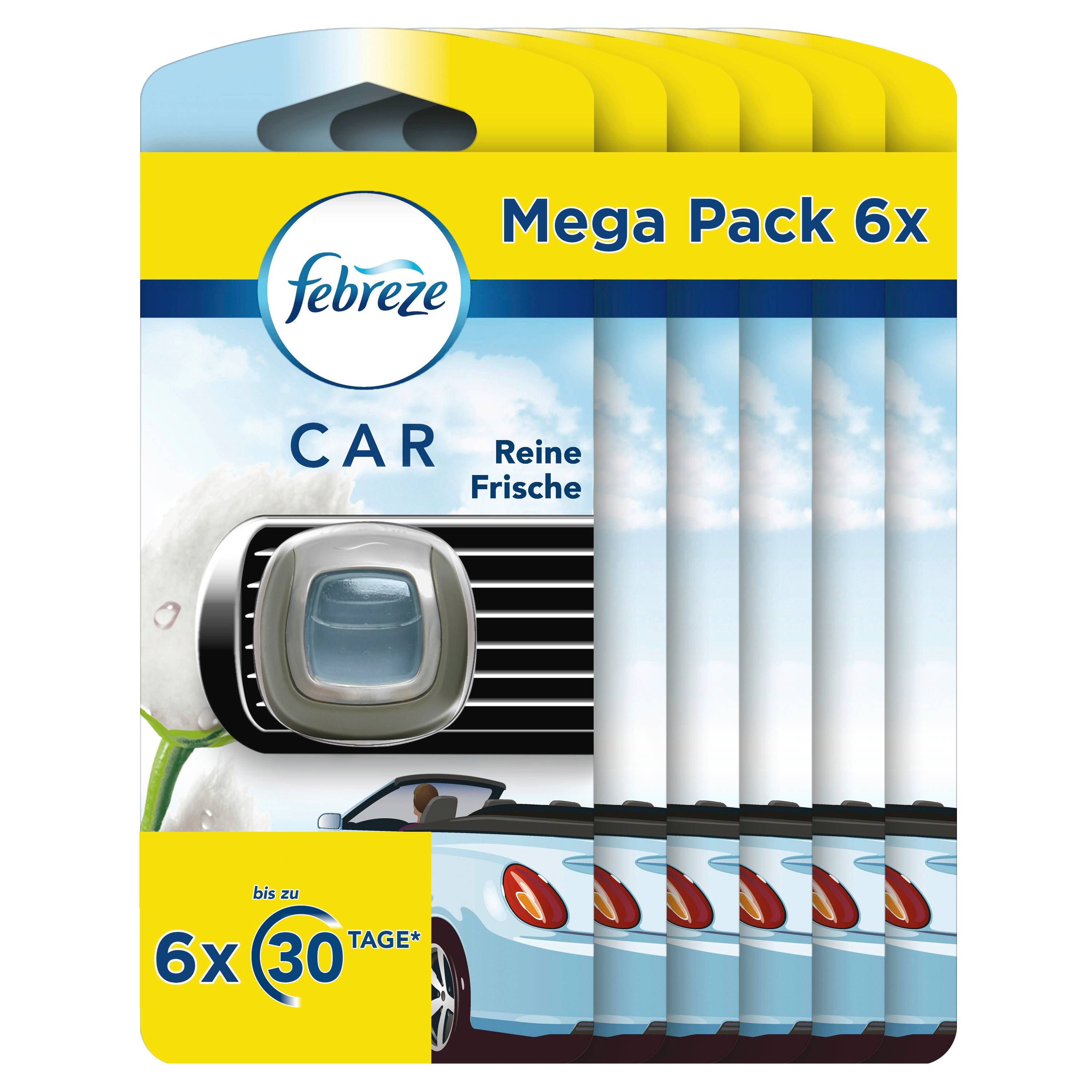 Febreze Car Reine Frische 6er Ecom