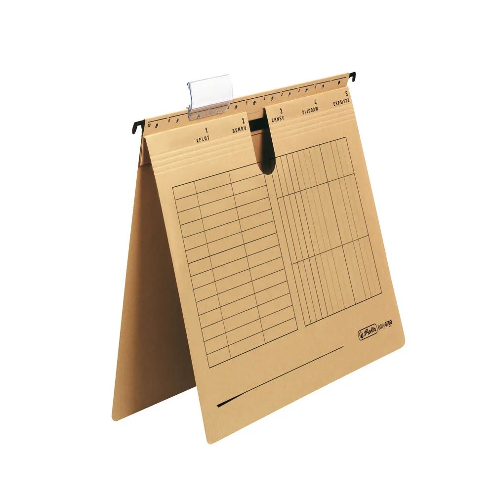 herlitz Hängehefter A4, UniReg, kaufmännische Heftung, natron