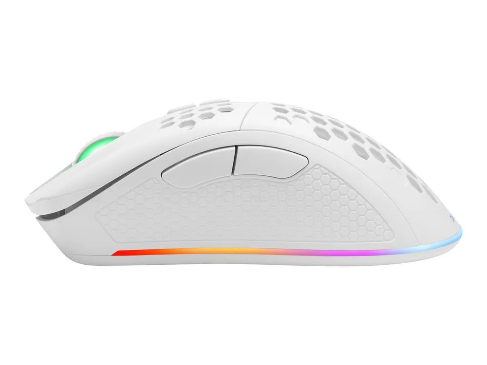 Deltaco GAMING WM80 - Maus - 7 Tasten - kabellos, kabelgebunden - 2.4 GHz - kabelloser Empfänger (USB)