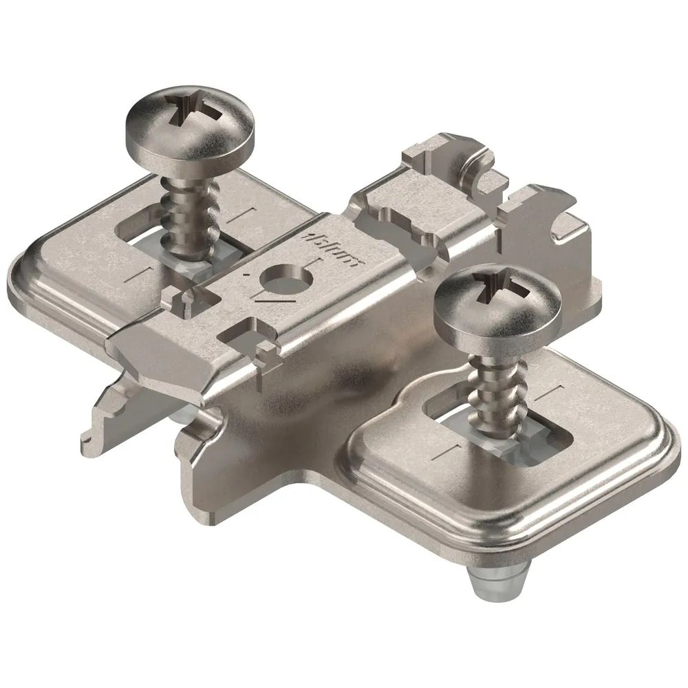 BLUM CLIP Kreuzmontageplatte, Stahl, EXPANDO, Distanz 3 mm