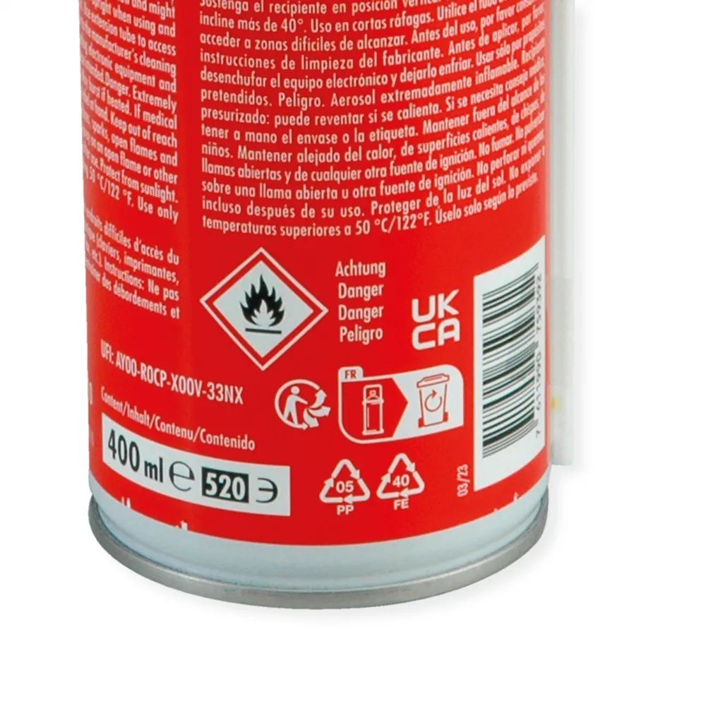 ROLINE Druckgas-Reiniger, 400 ml