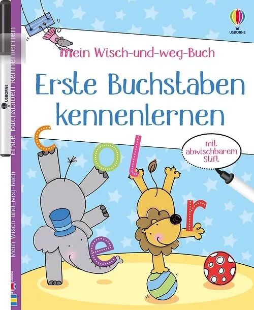 dtv Verlagsgesellschaft mbH & Co.KG Mein Wisch-und-weg-Buch: Erste Buchstabe