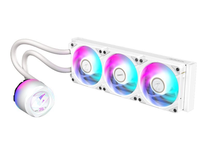Gigabyte AORUS WATERFORCE X II 360 ICE - Prozessor-Flüssigkeitskühlsystem - (für: LGA115x Socket, LGA1200, LGA1700, AM4, AM5, TR4, sTR5)