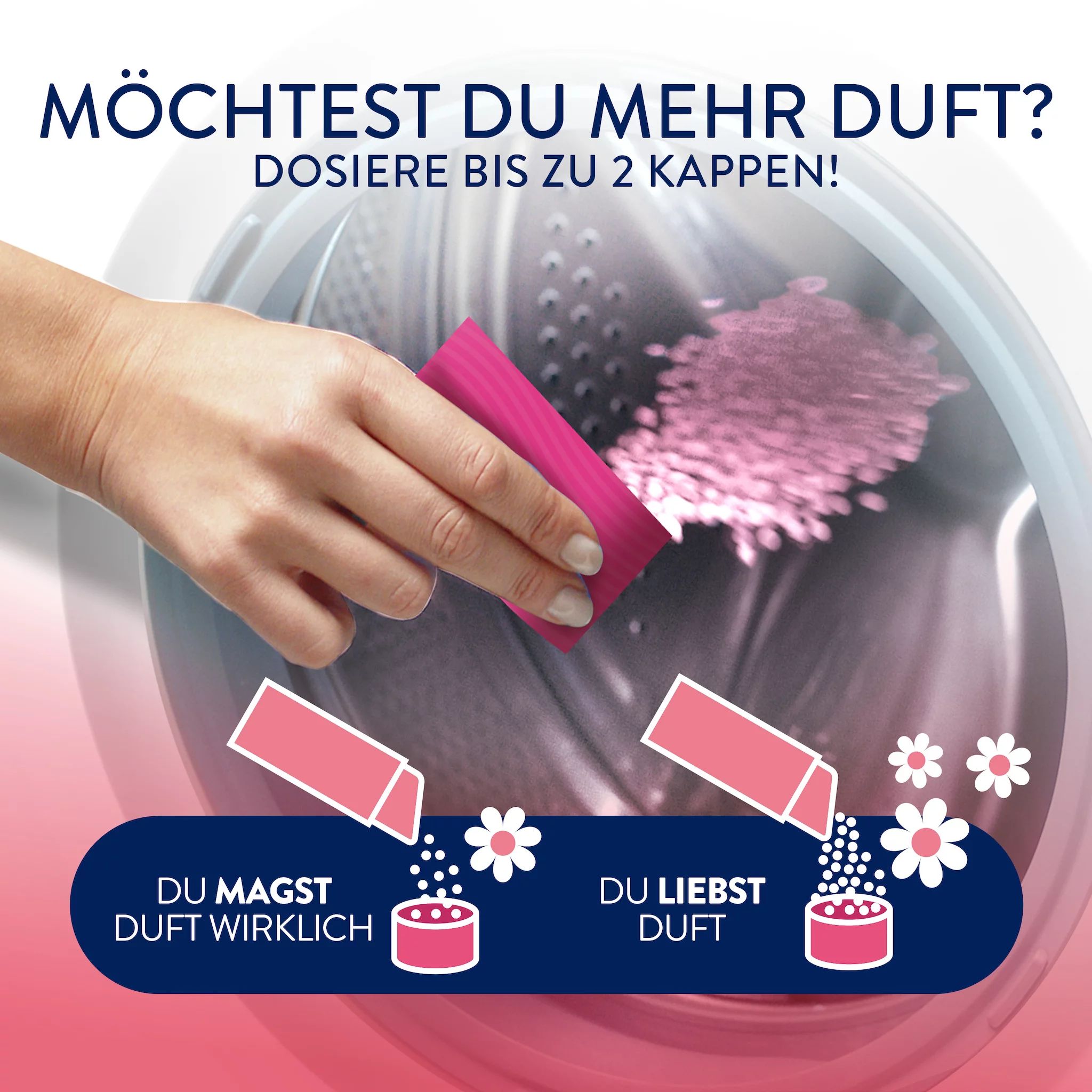 Lenor Wäscheparfüm, Pfingstrose & Hibiskusblüte, 155g