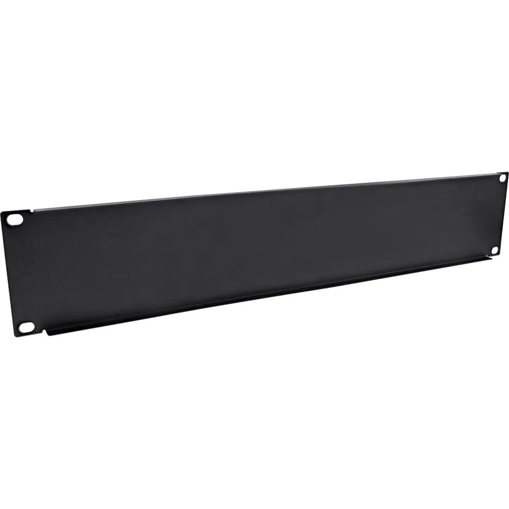 InLine 19" Blindplatte - 3HE - RAL 9005 schwarz