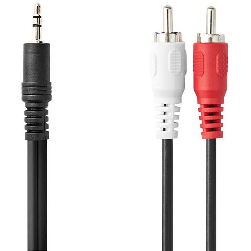 Nedis AUDIO-KABEL 3,5MM/2XRCA-STECKE / NEDIS CAGL22200BK15 1,5M CAGL22200BK15