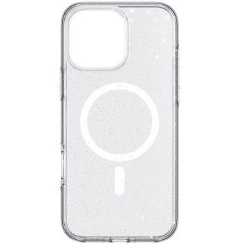White Diamonds Cover "Mag Glitter Case" für Apple iPhone 16 Pro Max, Transparent