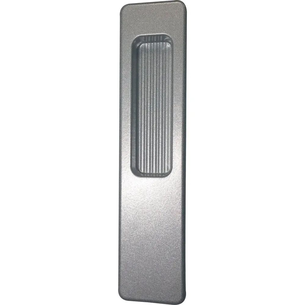 HAUTAU ATRIUM HS Griffmuschel außen mit Schrauben M5x100 mm, Aluminium silber
